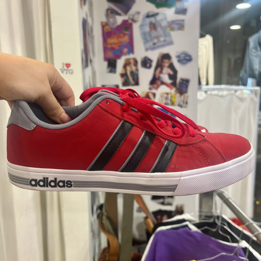 adidas neo 2015 red low top sneakers