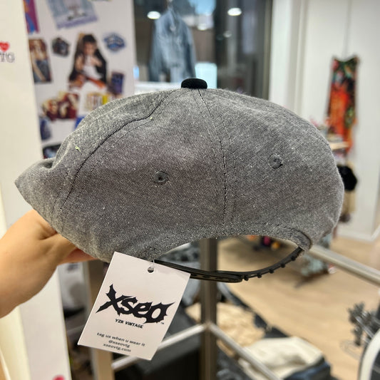 grey back NY snapback cap