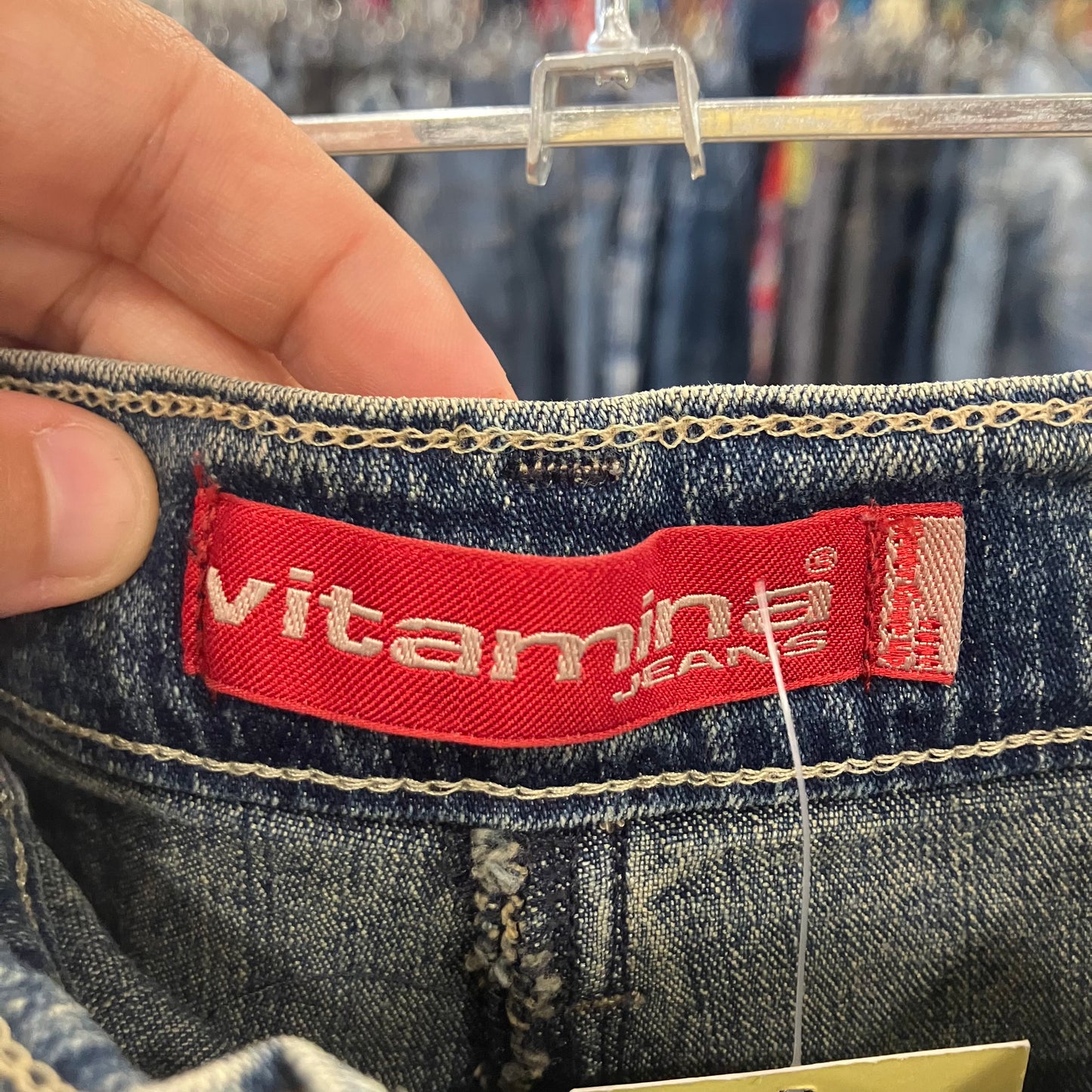 vitamina '00 gonna midi jeans