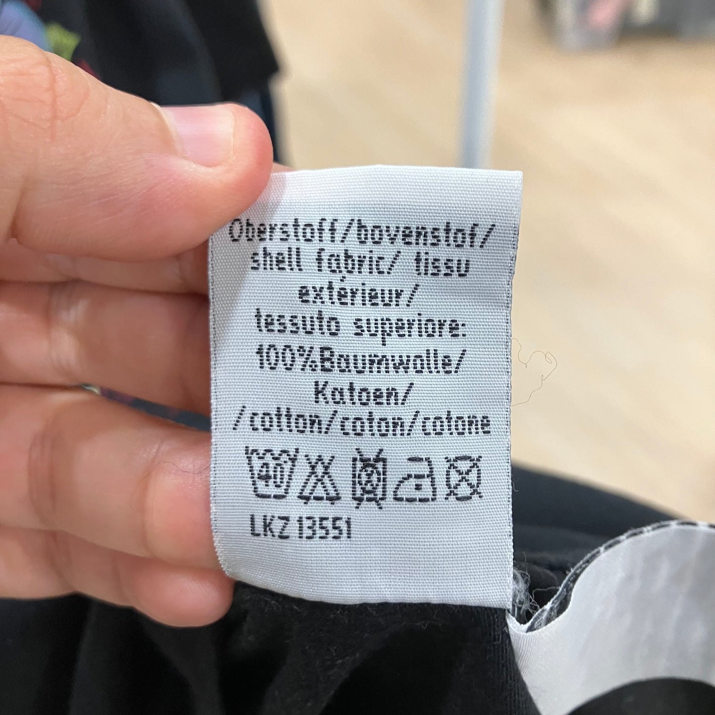 john devin black tee with roses goth tattoo print