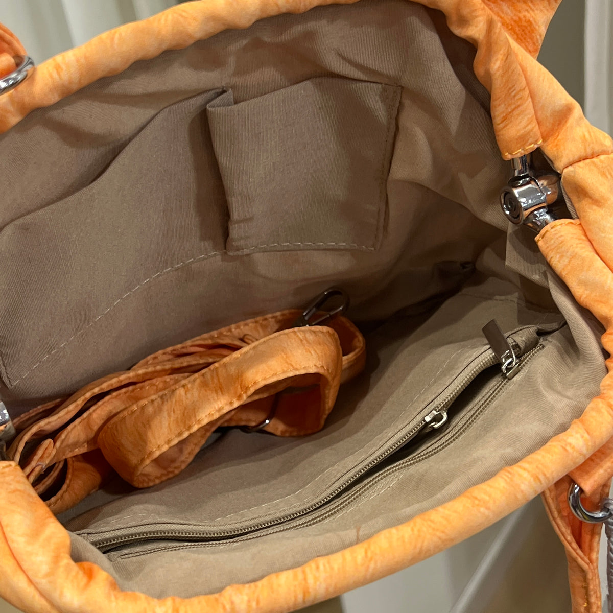 styline orange chihuahua shoulder bag + crossbody strap
