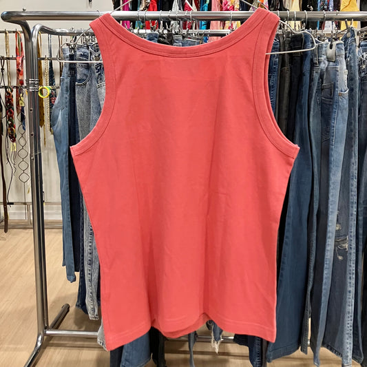 lotto 00s coral red tank top