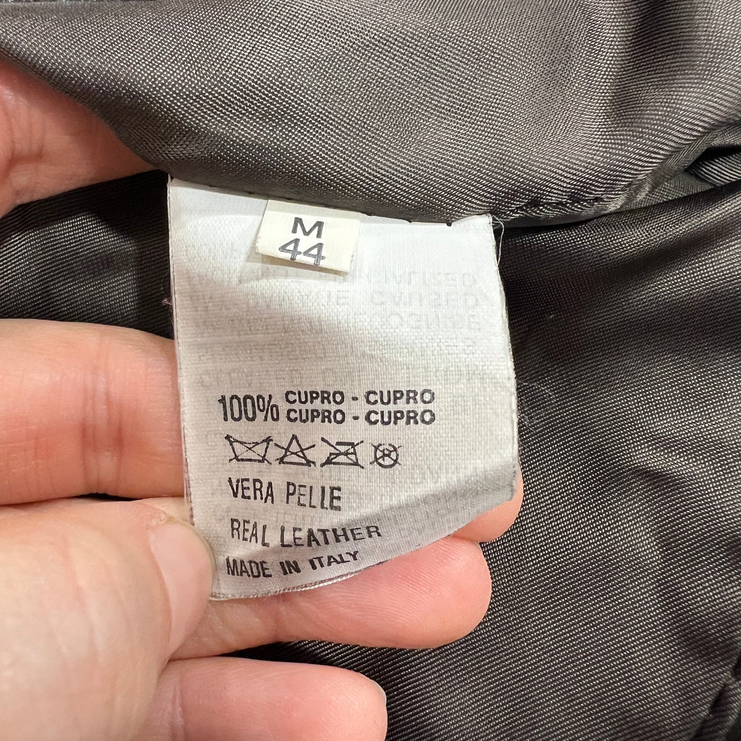 zen '10s brown leather biker jacket