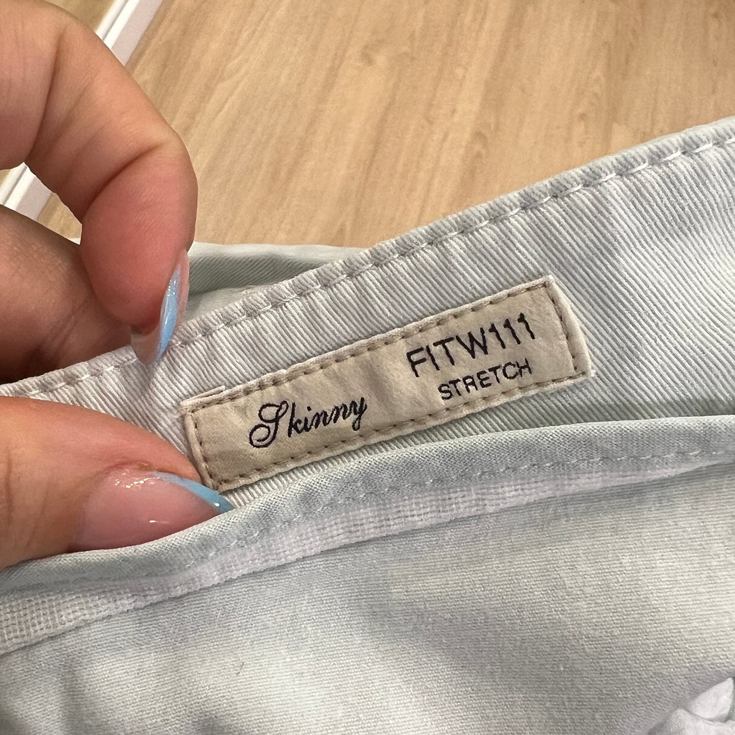 weekend max mara 00s light blue skinny cargo pants