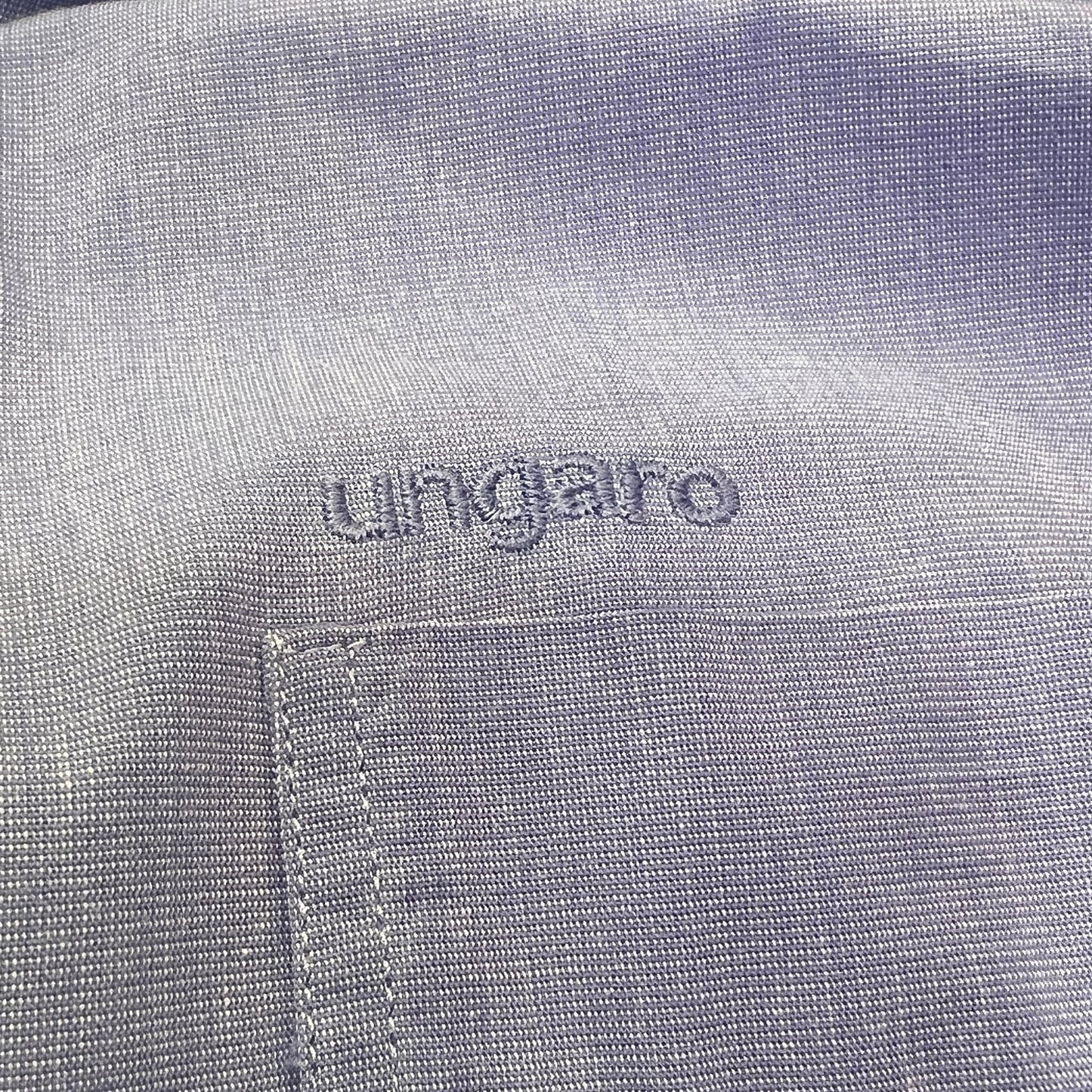 ungaro paris 00s blue shirt