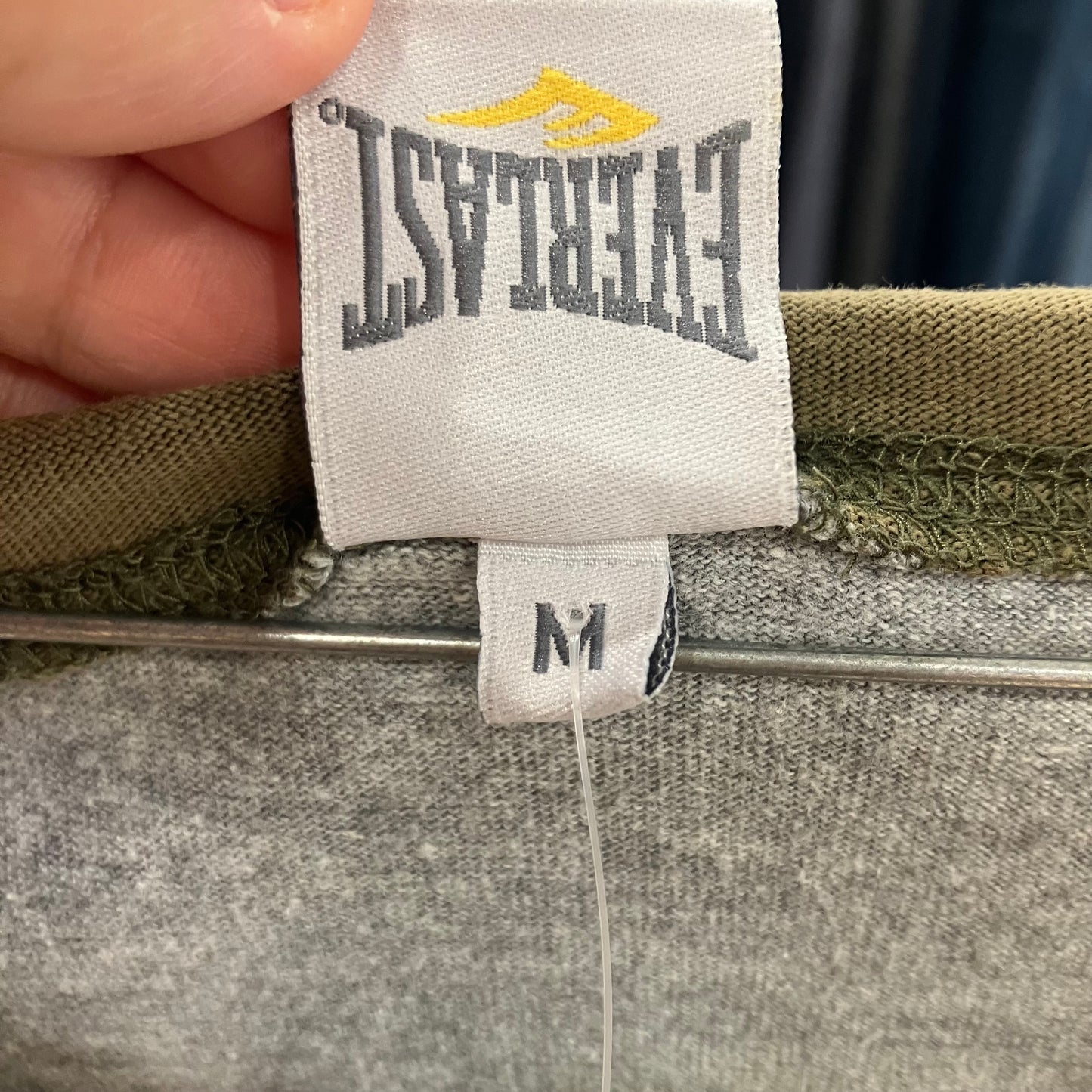 everlast grey khaki sleeveless hoodie