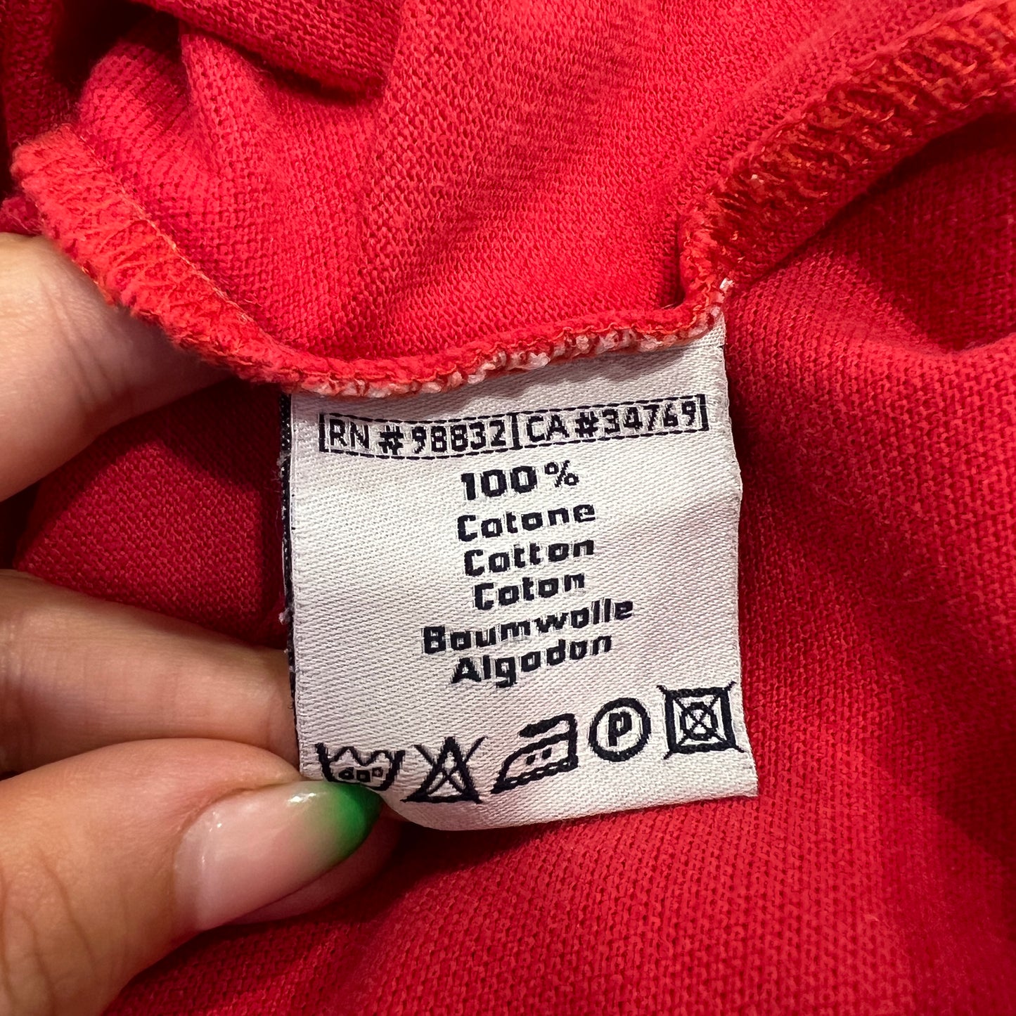 kappa 00s red short sleeve polo tshirt