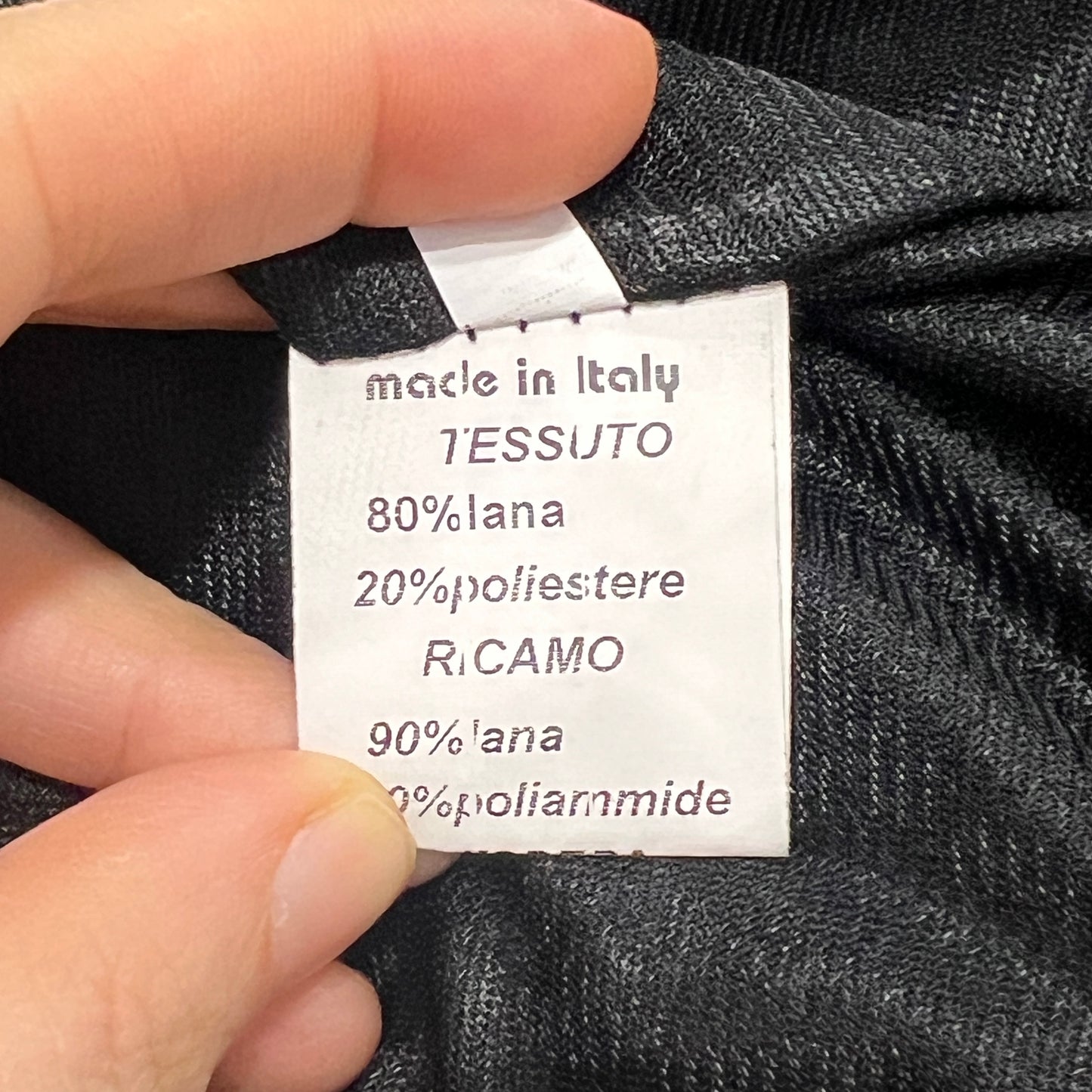 00s grey purple wool knit asymmetric midi skirt