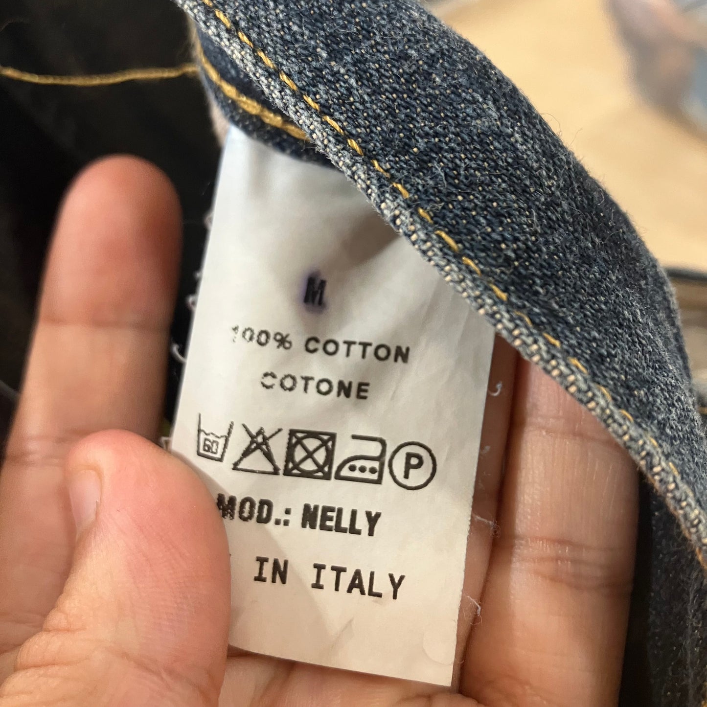 only 00s knee length denim skirt