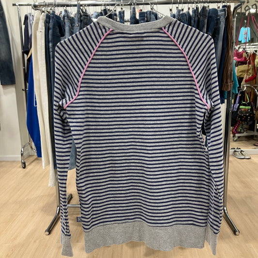 campagnolo 00s grey black striped long sleeve top with pink bugs bunny graphic