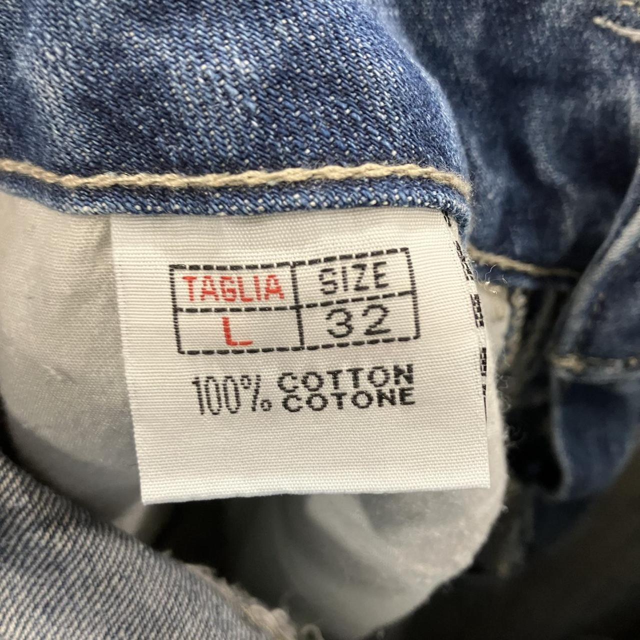 distressed denim knee length skirt with rips