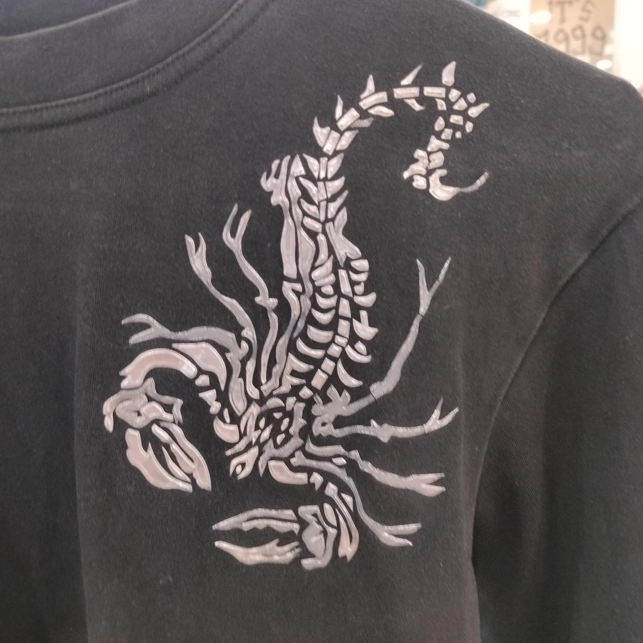 Keen black long sleeve top with scorpion