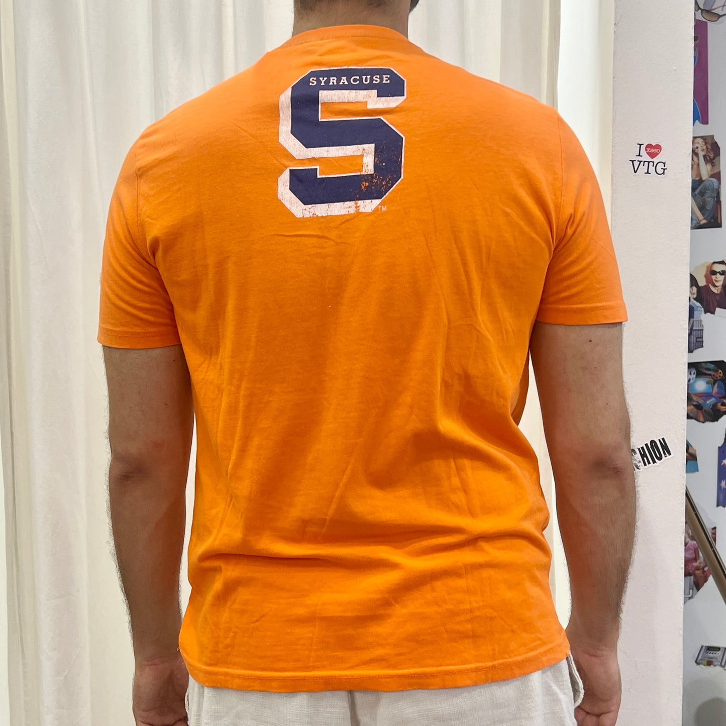 college vault 00s orange syracuse college football tshirt