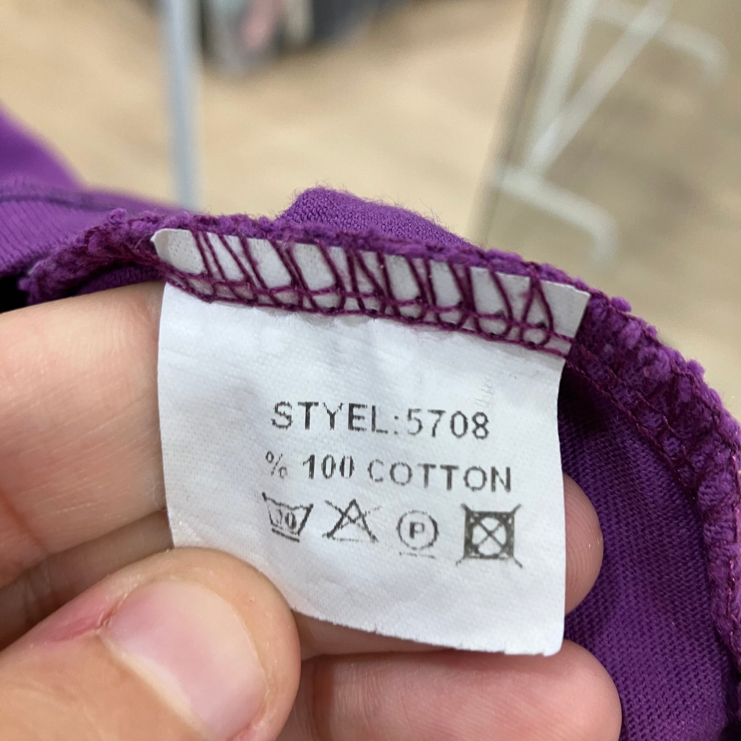 nos 00s i love london purple tee