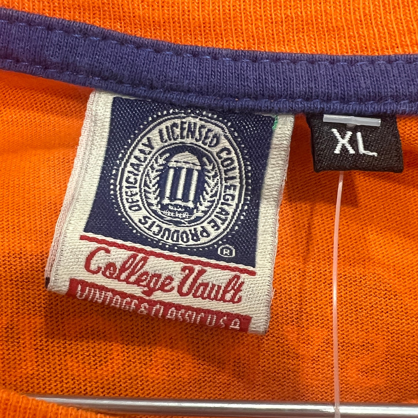 college vault 00s orange syracuse college football tshirt