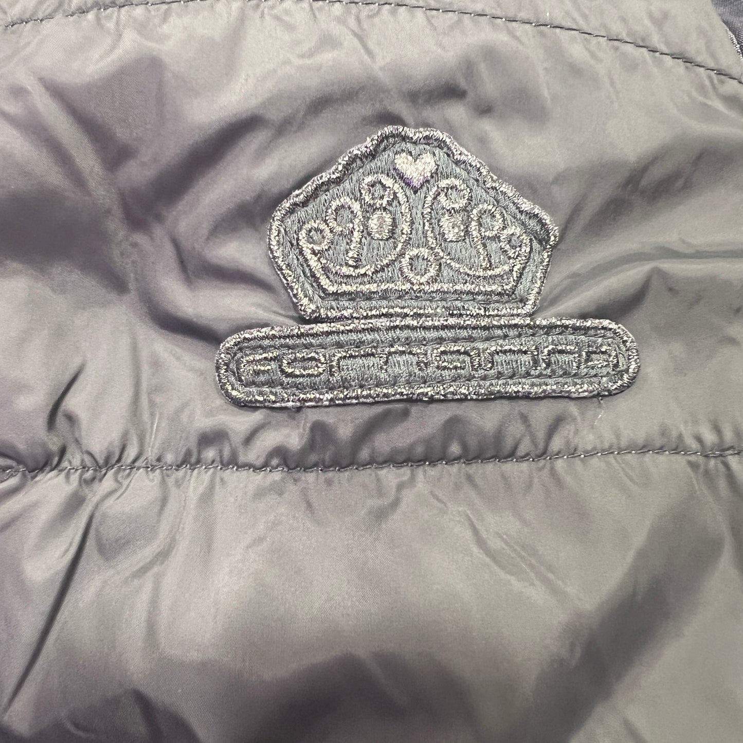 fornarina 00s grey puffer jacket