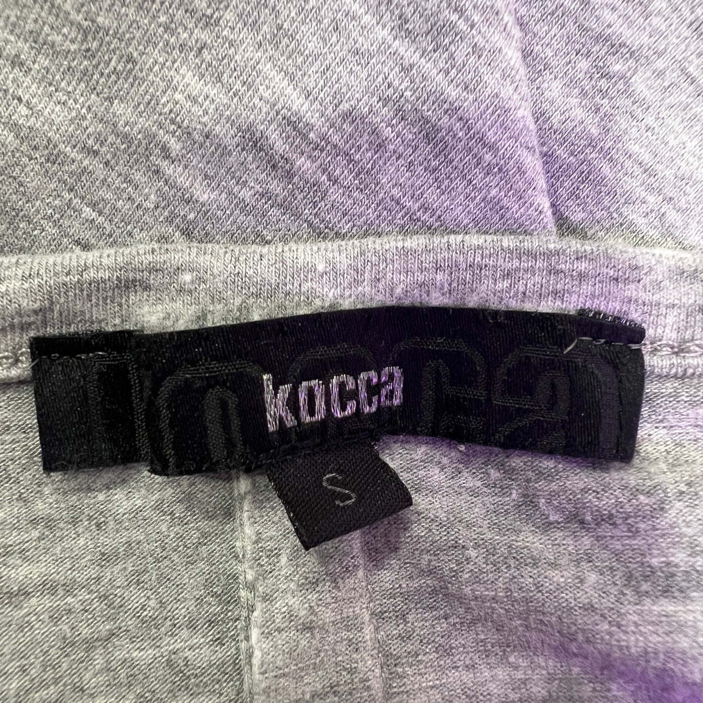 kocca 00s grey ruched neckline tank top