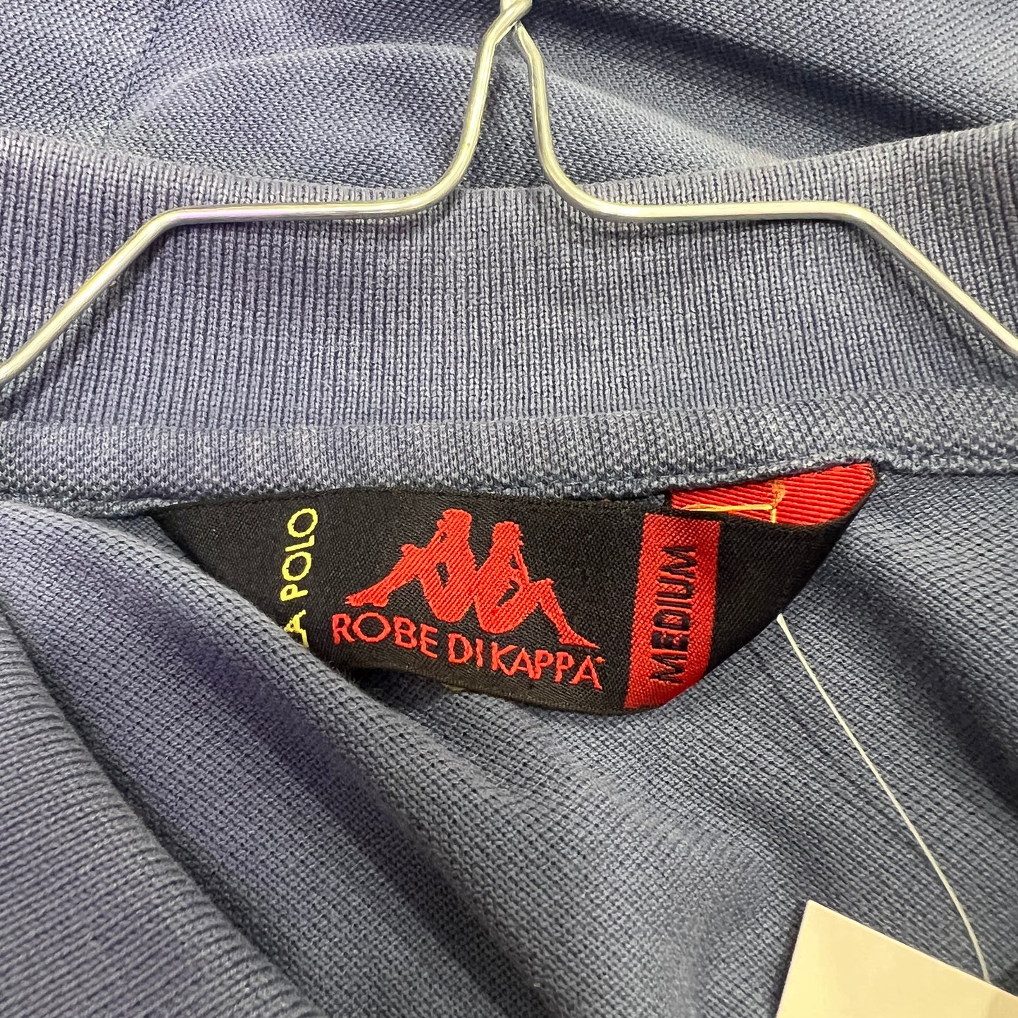 kappa blue short sleeve polo tshirt