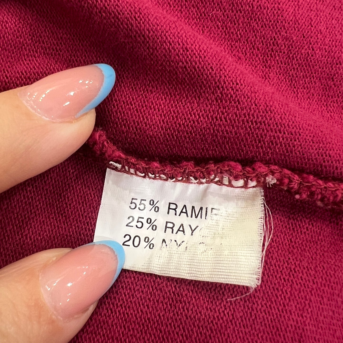 fiorucci 00s burgundy red jersey midi tube skirt