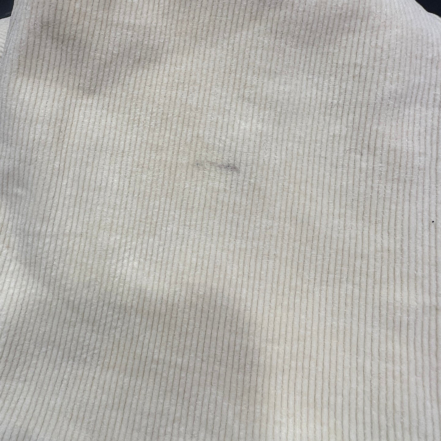 00s beige flared corduroy velvet pants