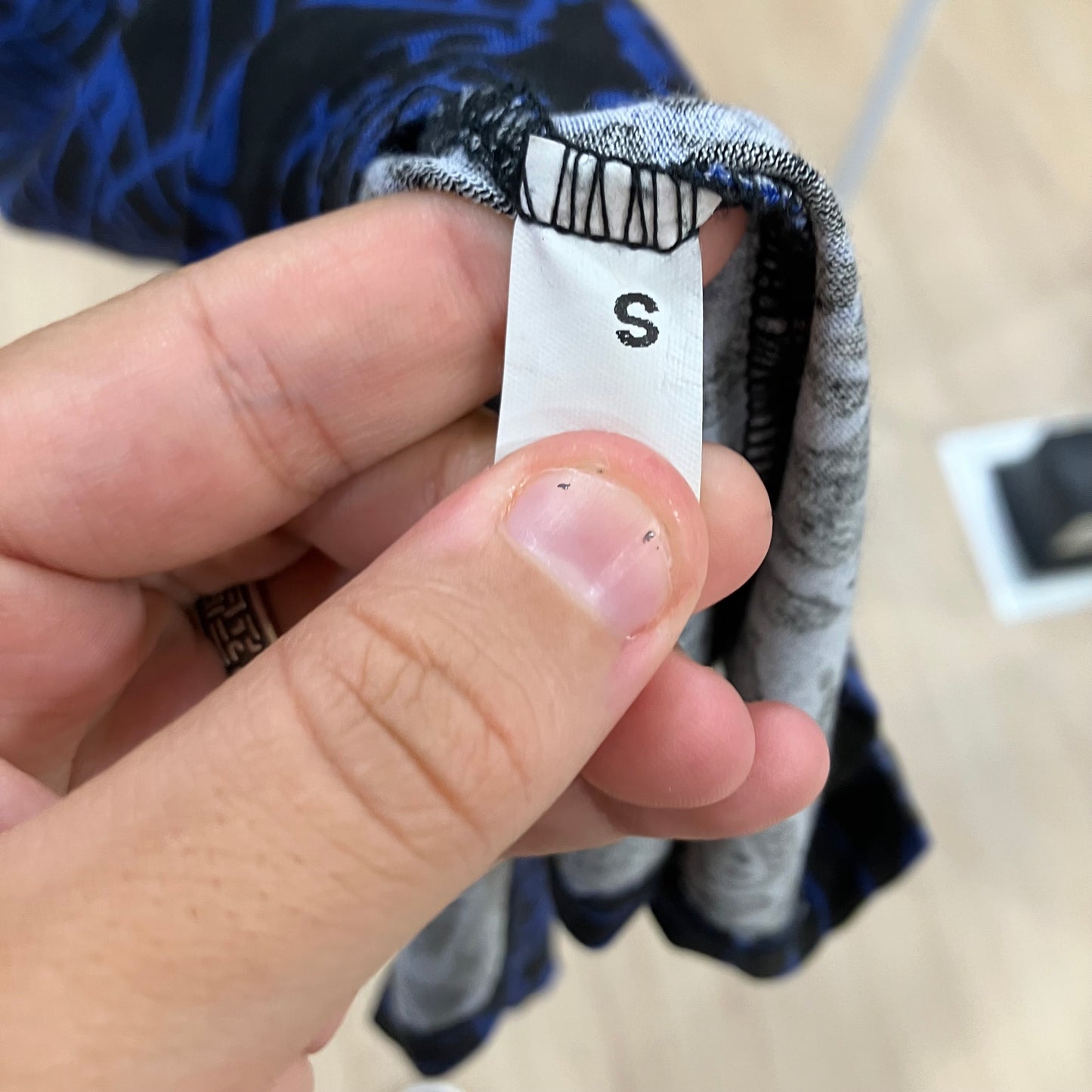 safety pin black navy blue minidress