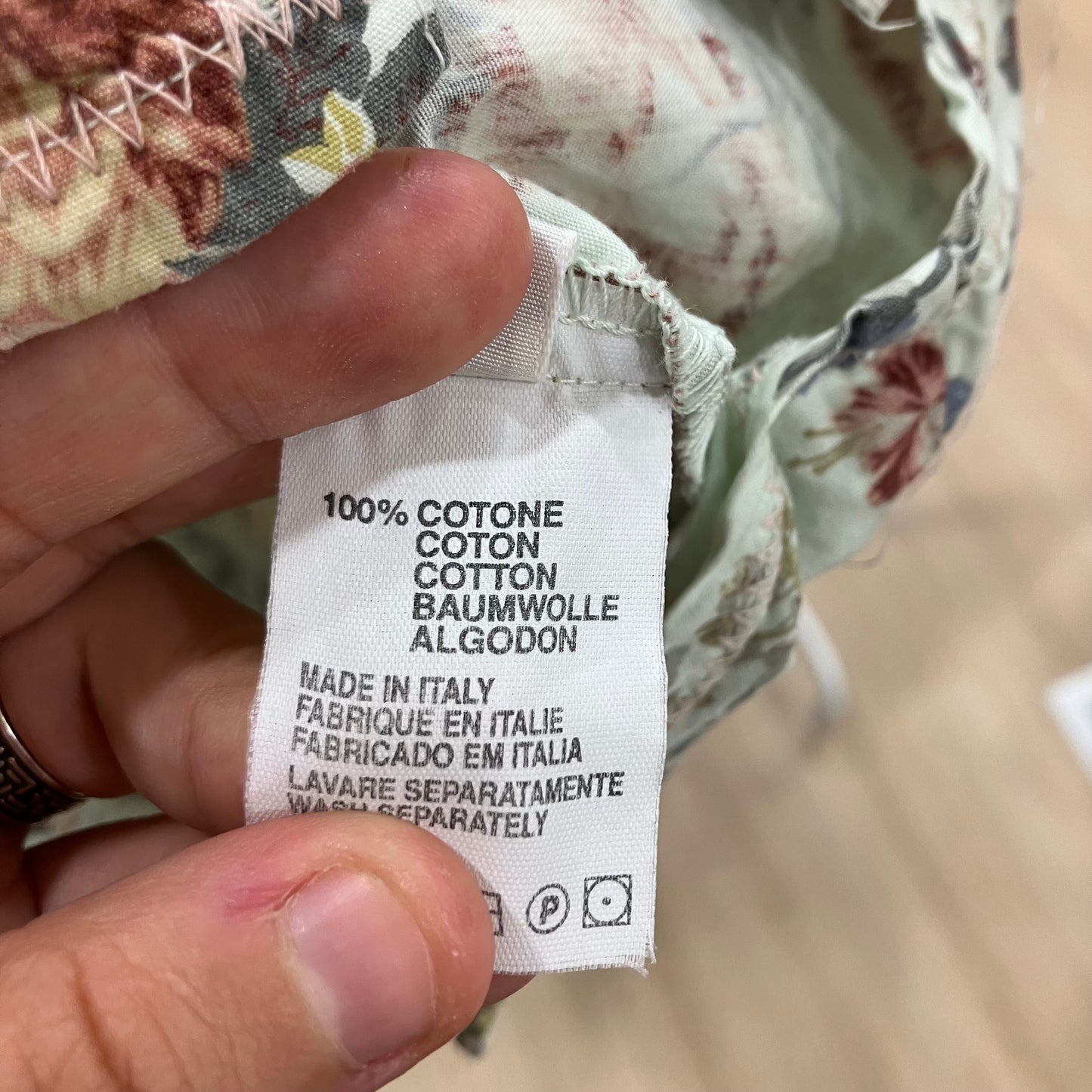 popheart baby blue sleeveless frilled shirt with floral print