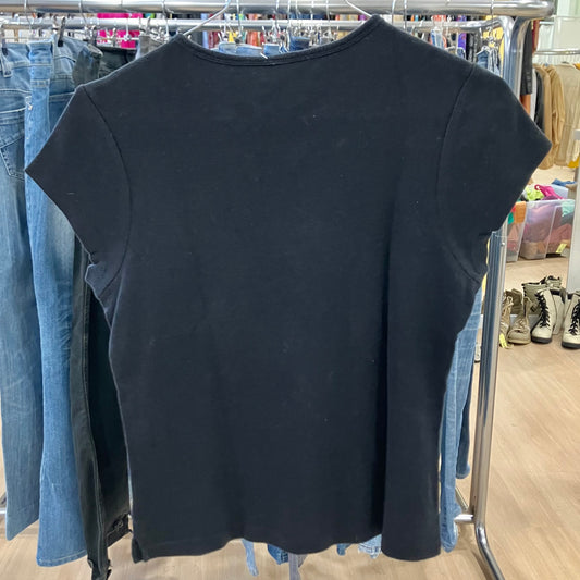 san francisco black tshirt with rhinestone lettering