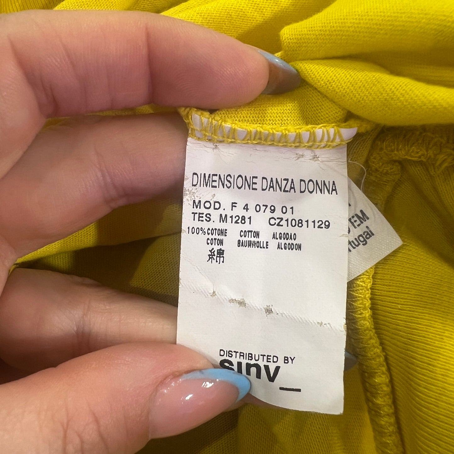 dimensione danza 00s yellow halter top