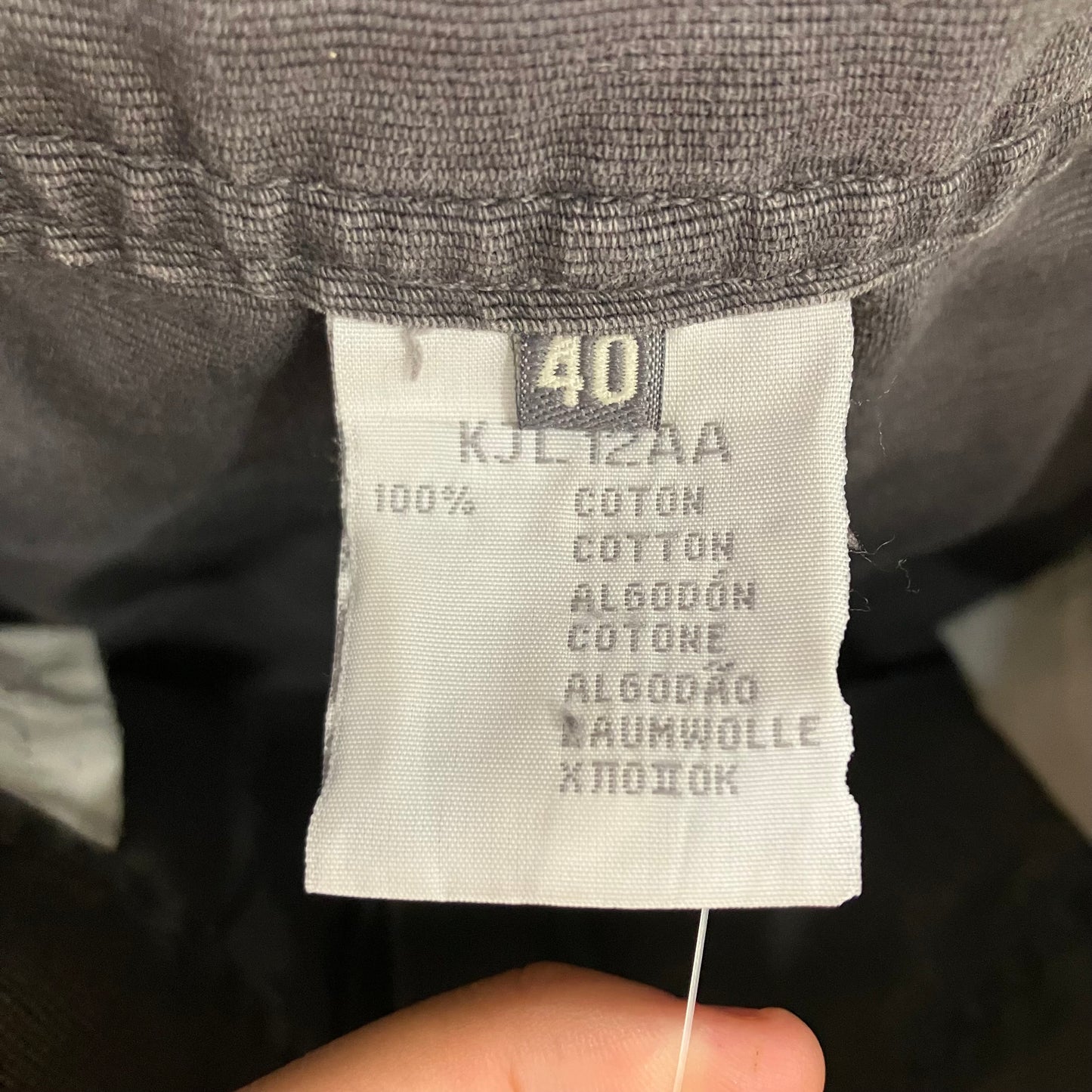 nafnaf 00s dark grey high waist denim miniskirt