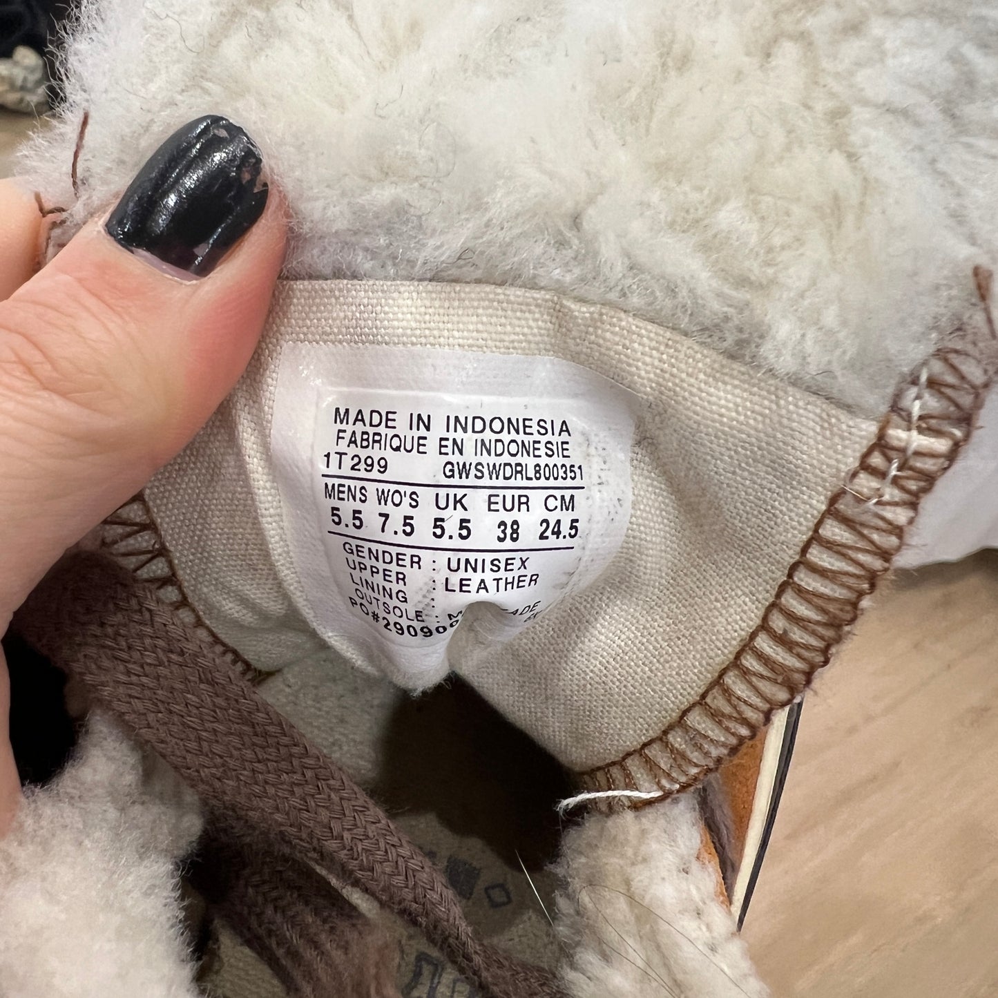 converse '10s tan shearling fur suede high top all stars