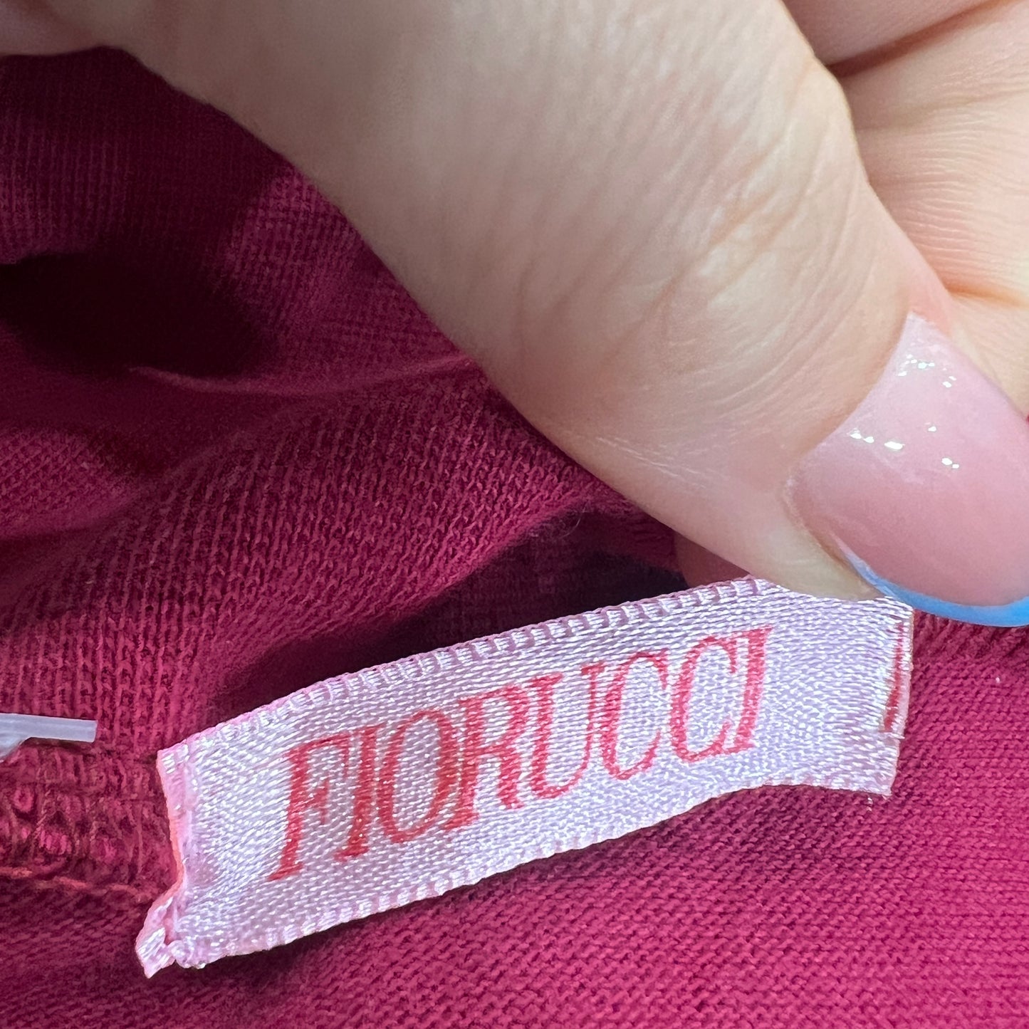fiorucci 00s burgundy red jersey midi tube skirt