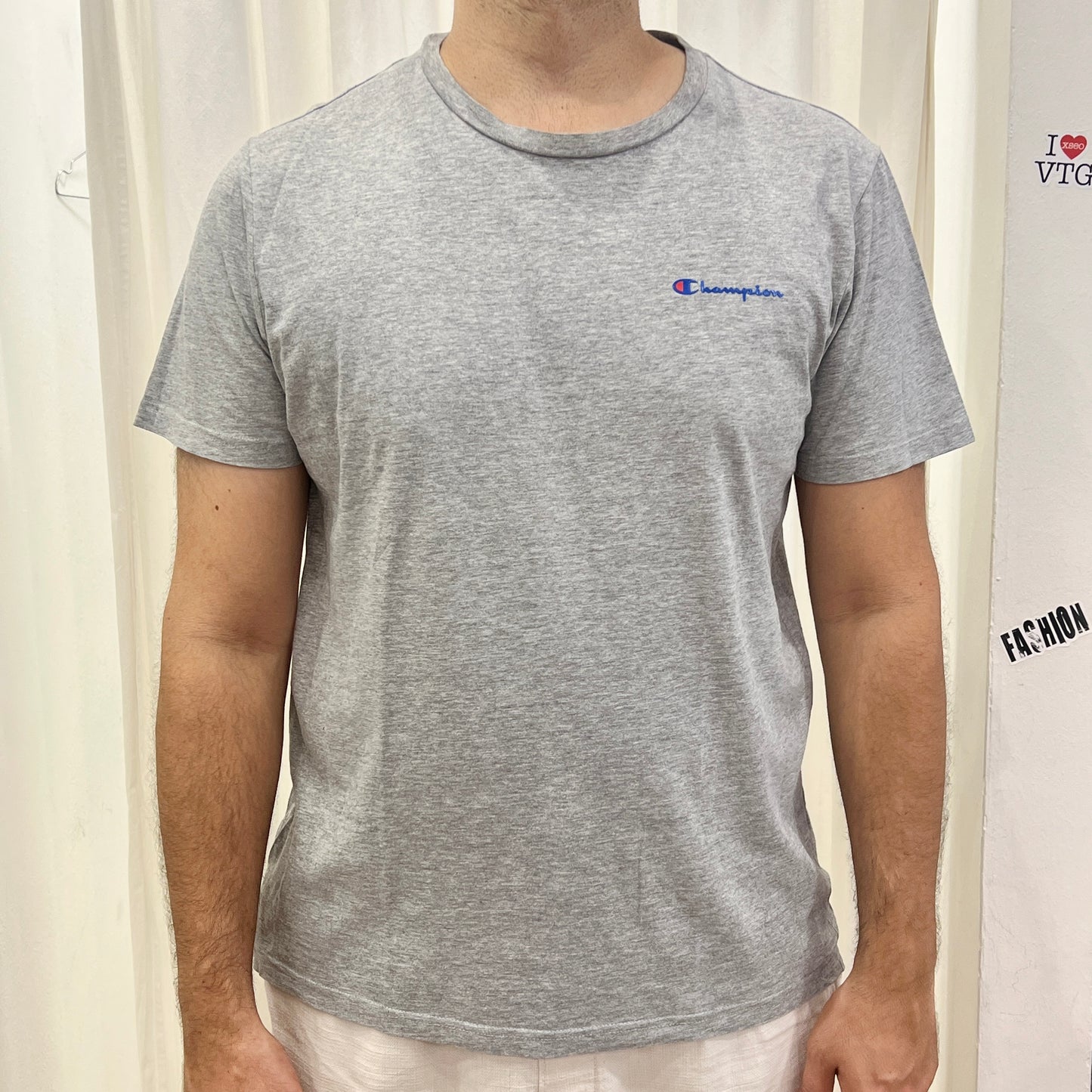 champion grey tshirt