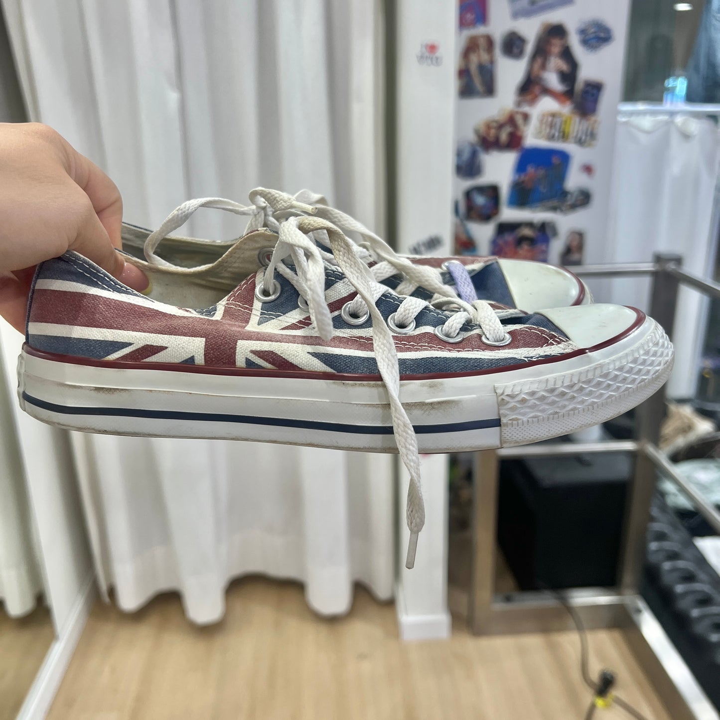 converse all star chuck taylor union jack low top sneakers