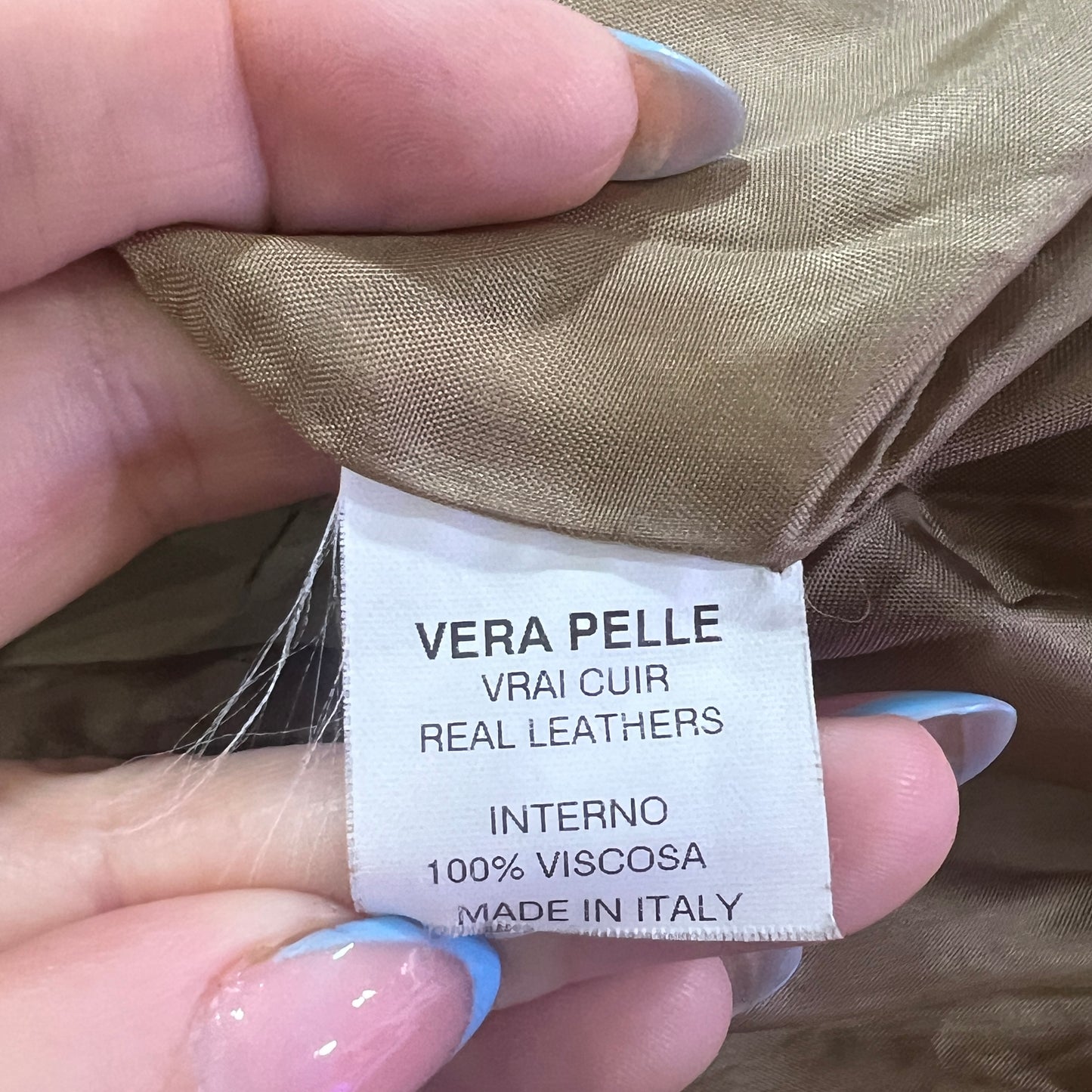 leather factory 00s tan leather zip up mini skirt suit