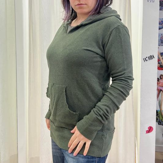 ishikawa 00s army green hoodie