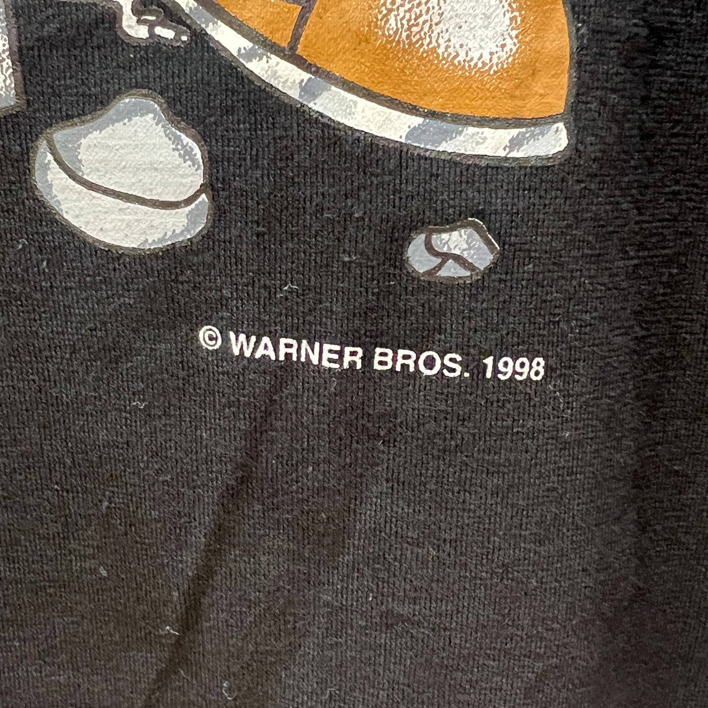 looney tunes 1998 black taz tazminator tshirt