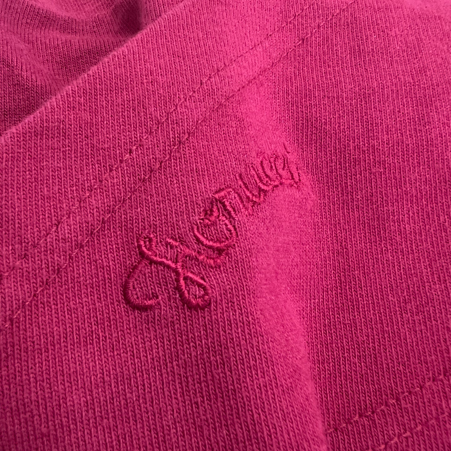 fiorucci 00s burgundy red jersey midi tube skirt