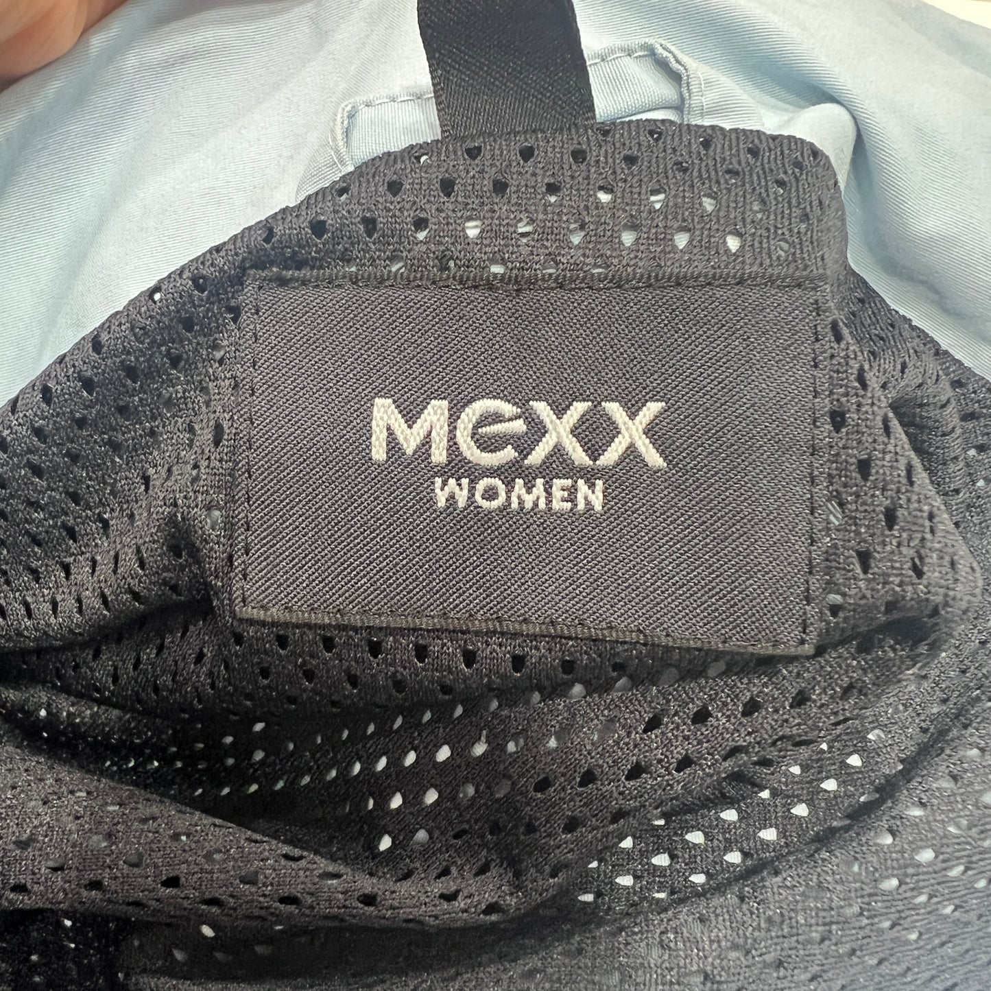 mexx 00s sporty chic baby blue bomber windbraker