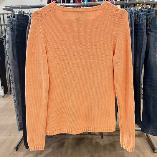 il lanificio 00s orange knit sweater