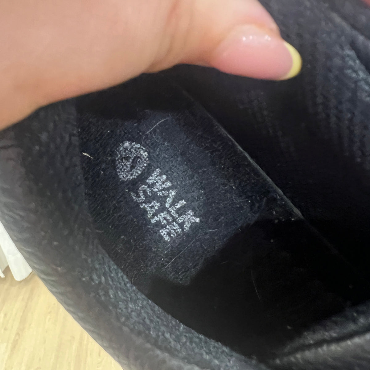 neri walksafe safety workwear black vegan leather shoes