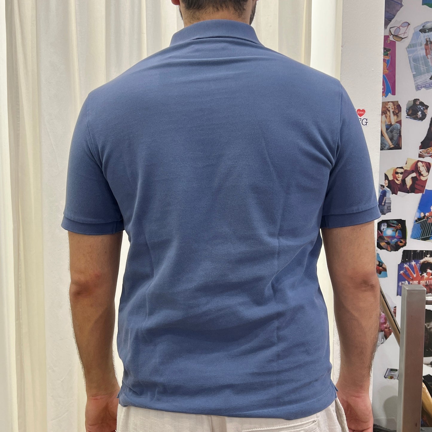 kappa blue short sleeve polo tshirt