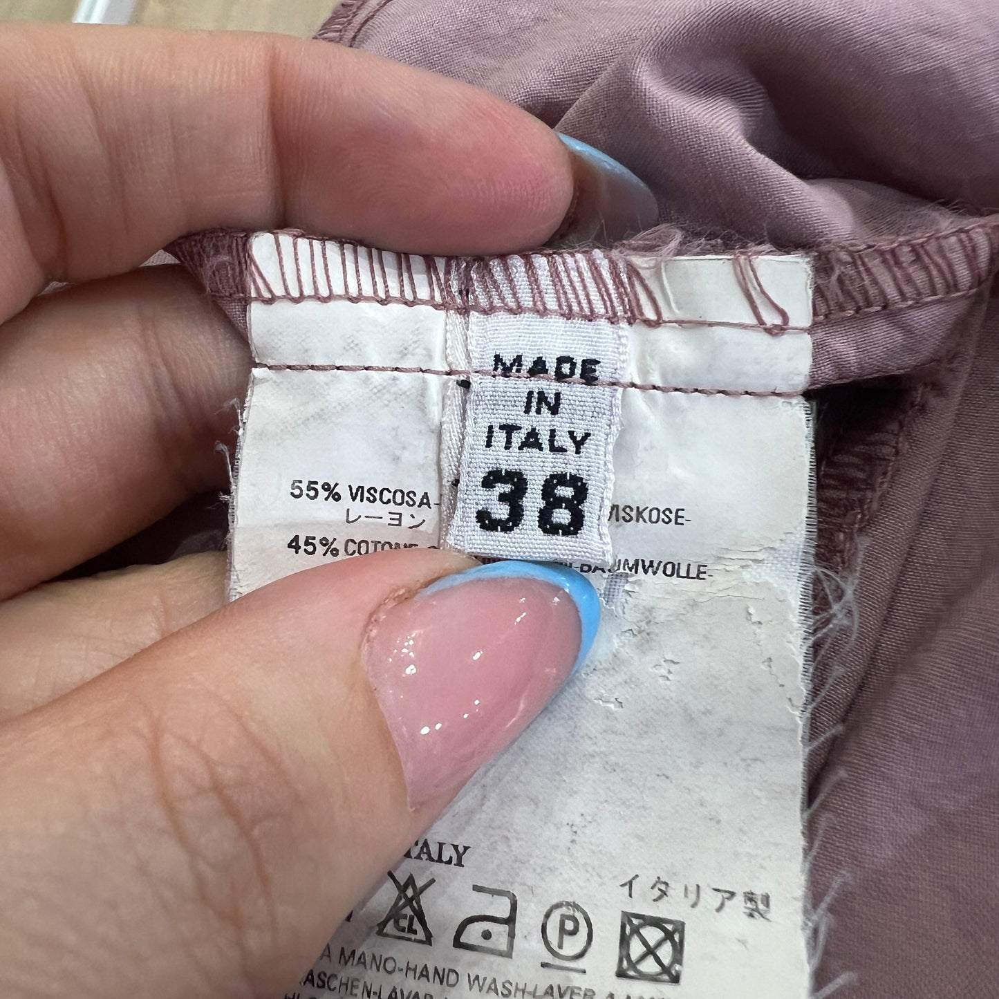 maison margiela 00s dusty pink tube maxi dress
