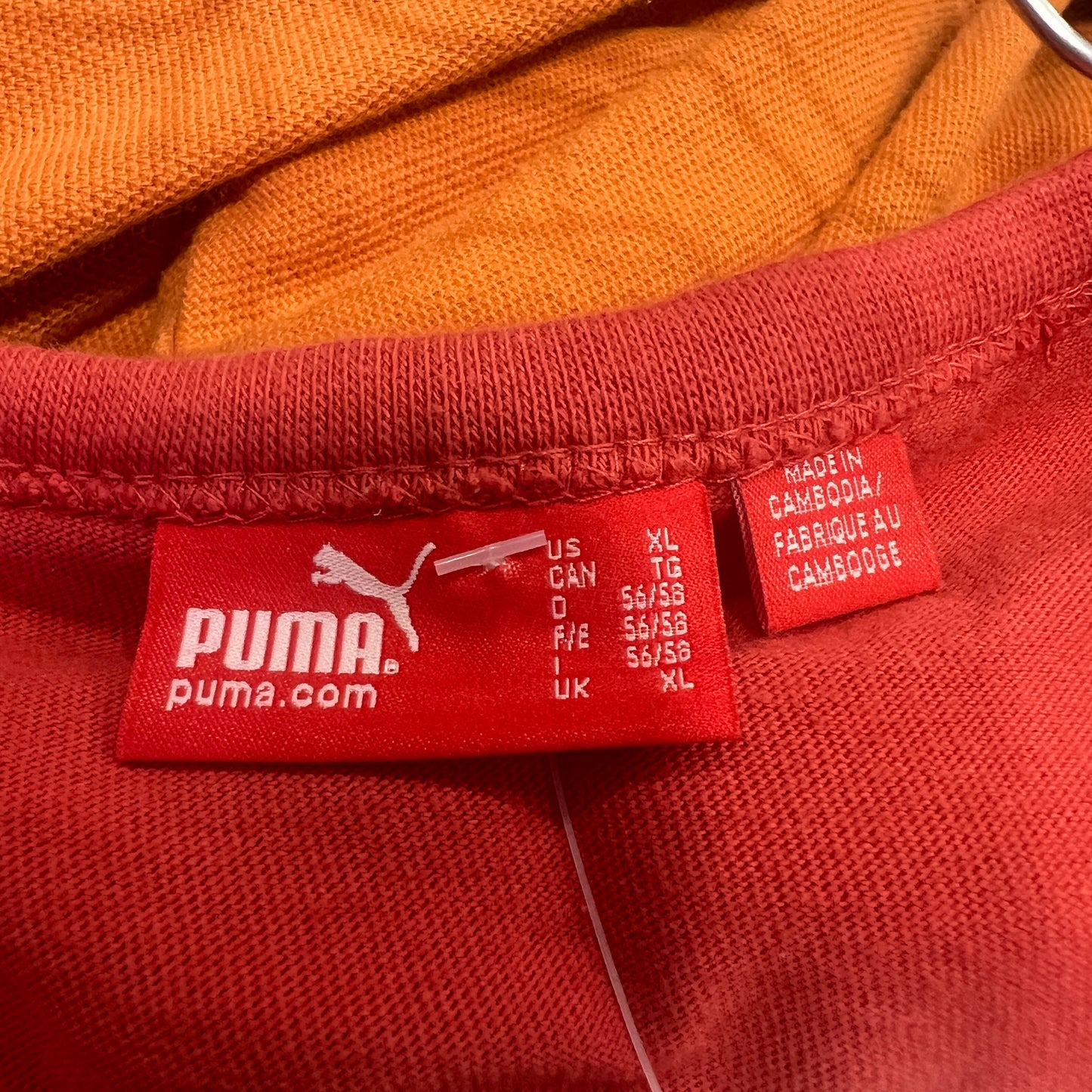 puma 00s red long sleeve tshirt