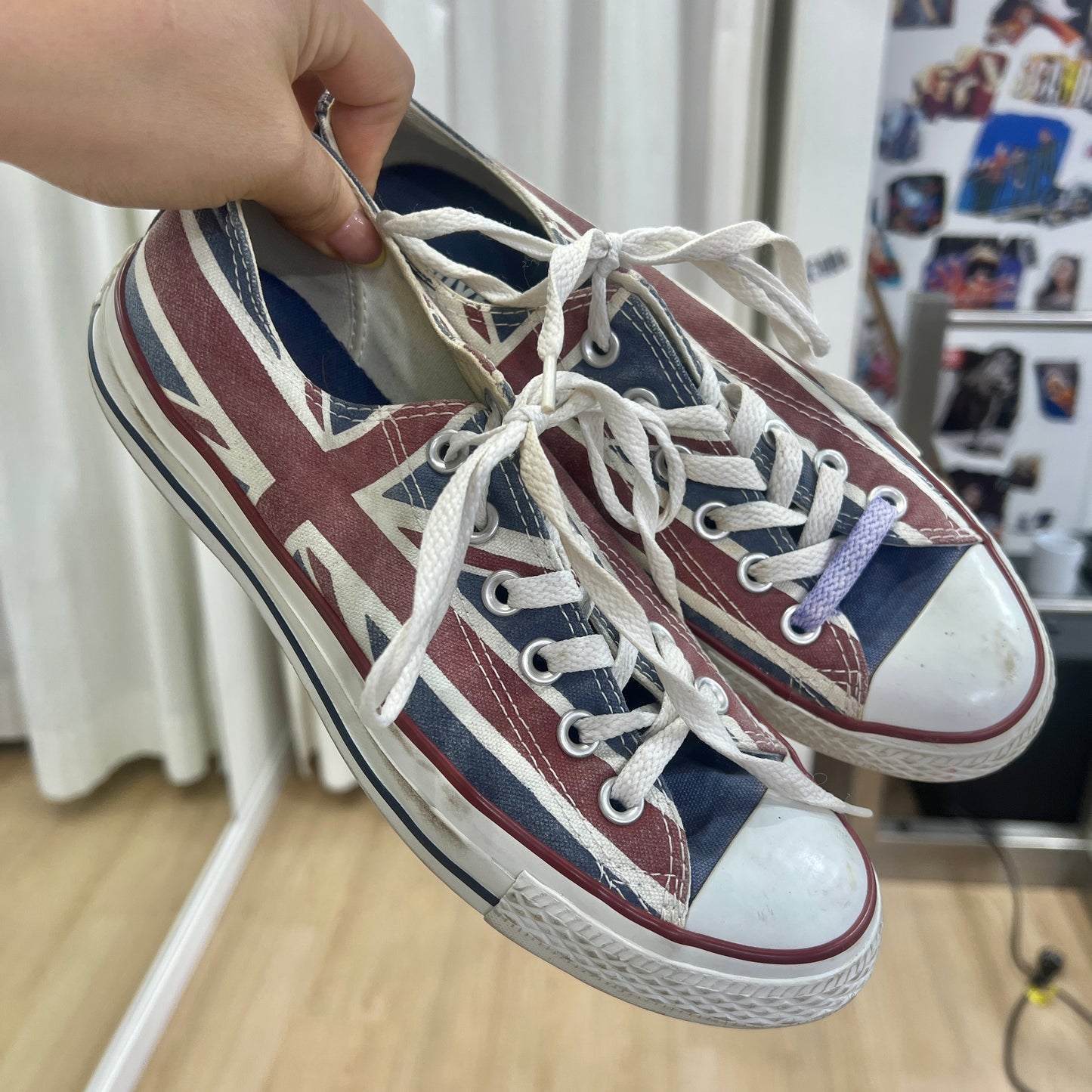 converse all star chuck taylor union jack low top sneakers