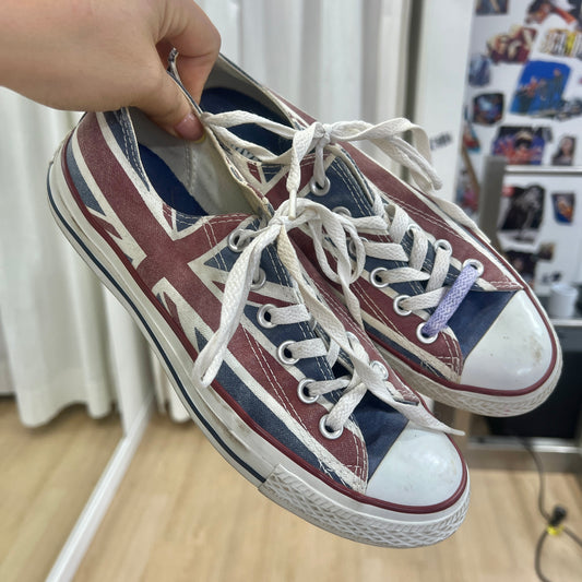 converse all star chuck taylor union jack low top sneakers