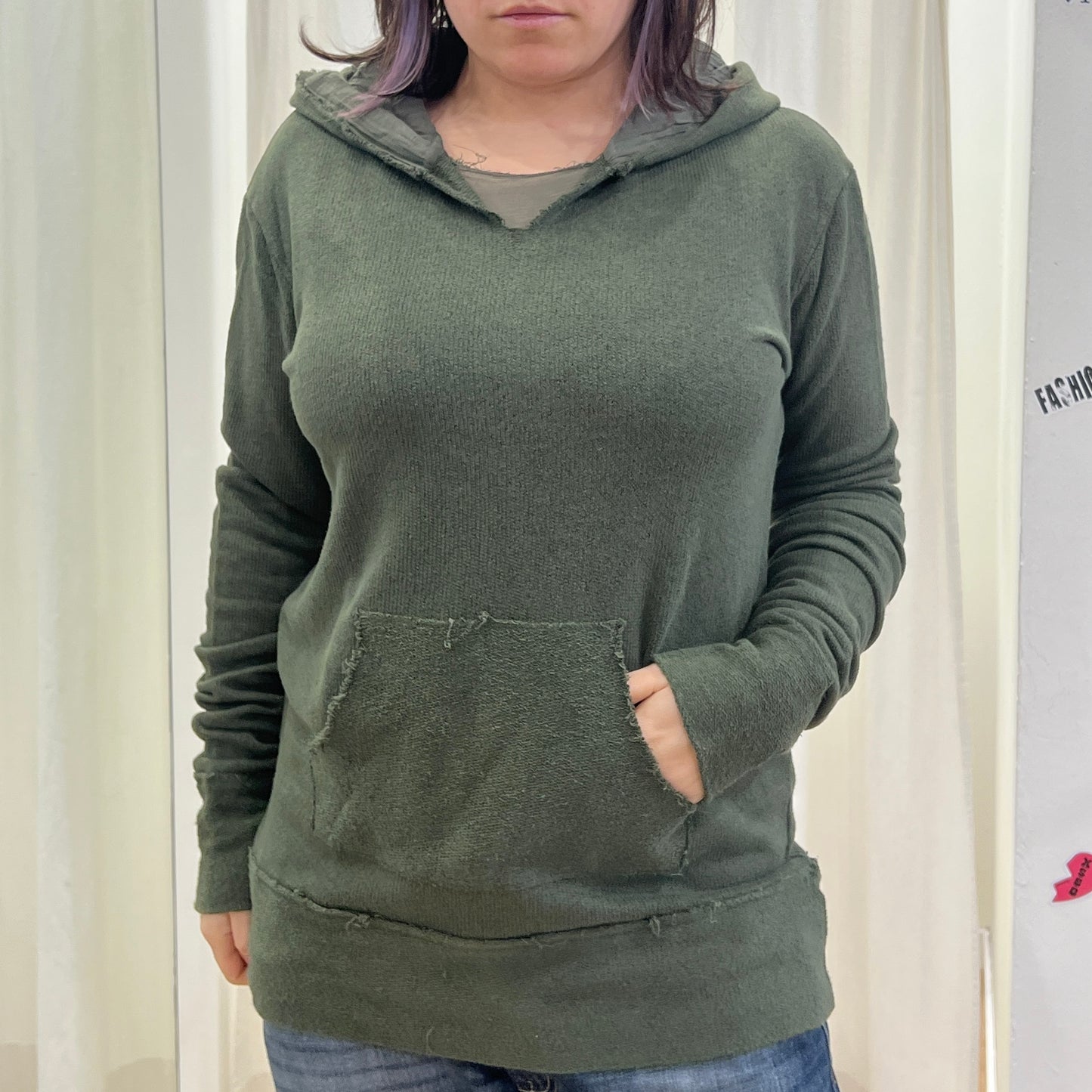 ishikawa 00s army green hoodie