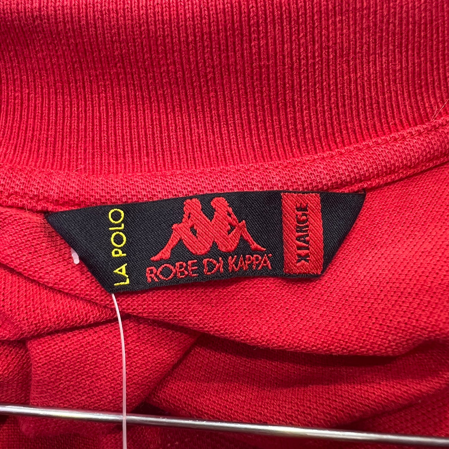 kappa 00s red short sleeve polo tshirt