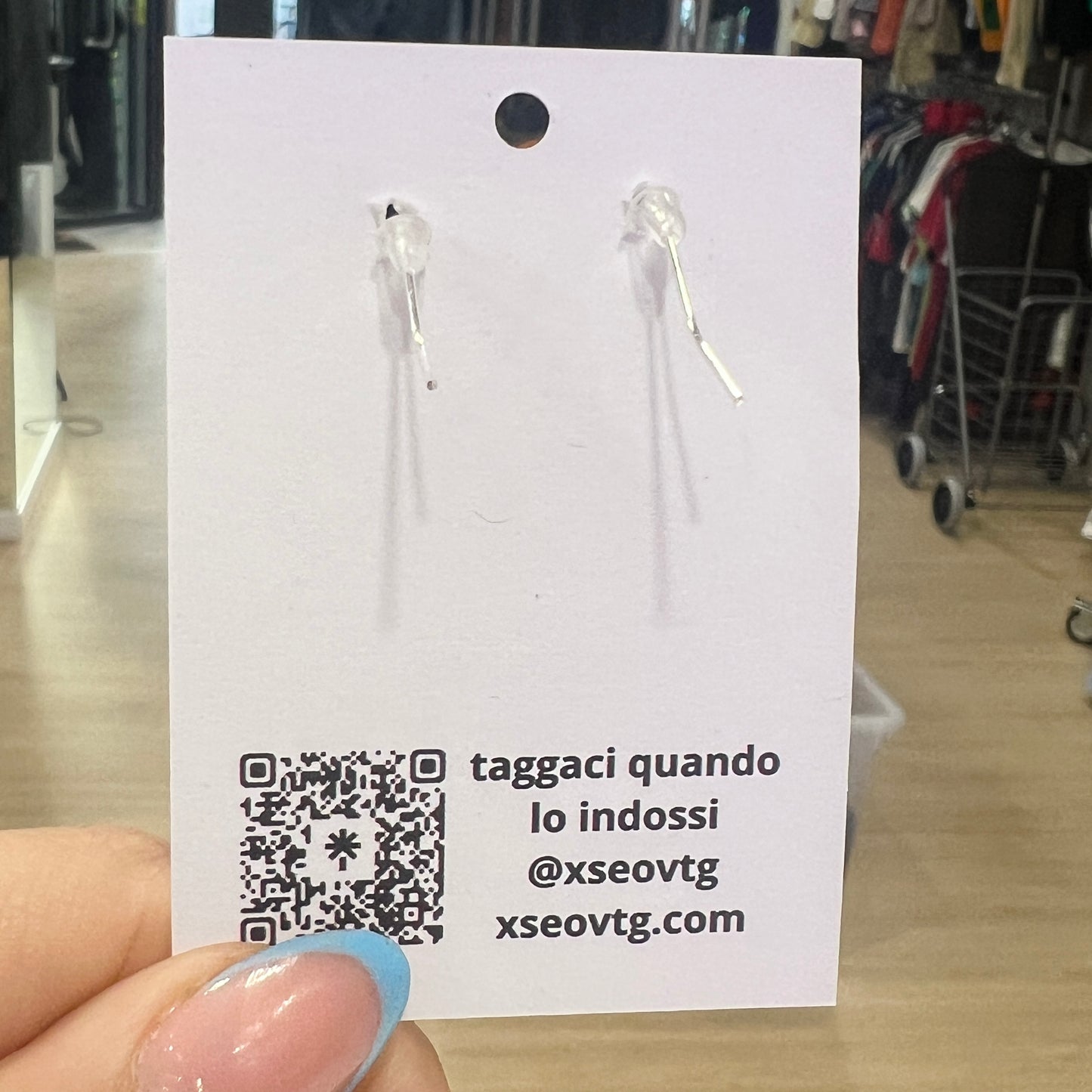 reworked 00s glittery red barbie heels earrings