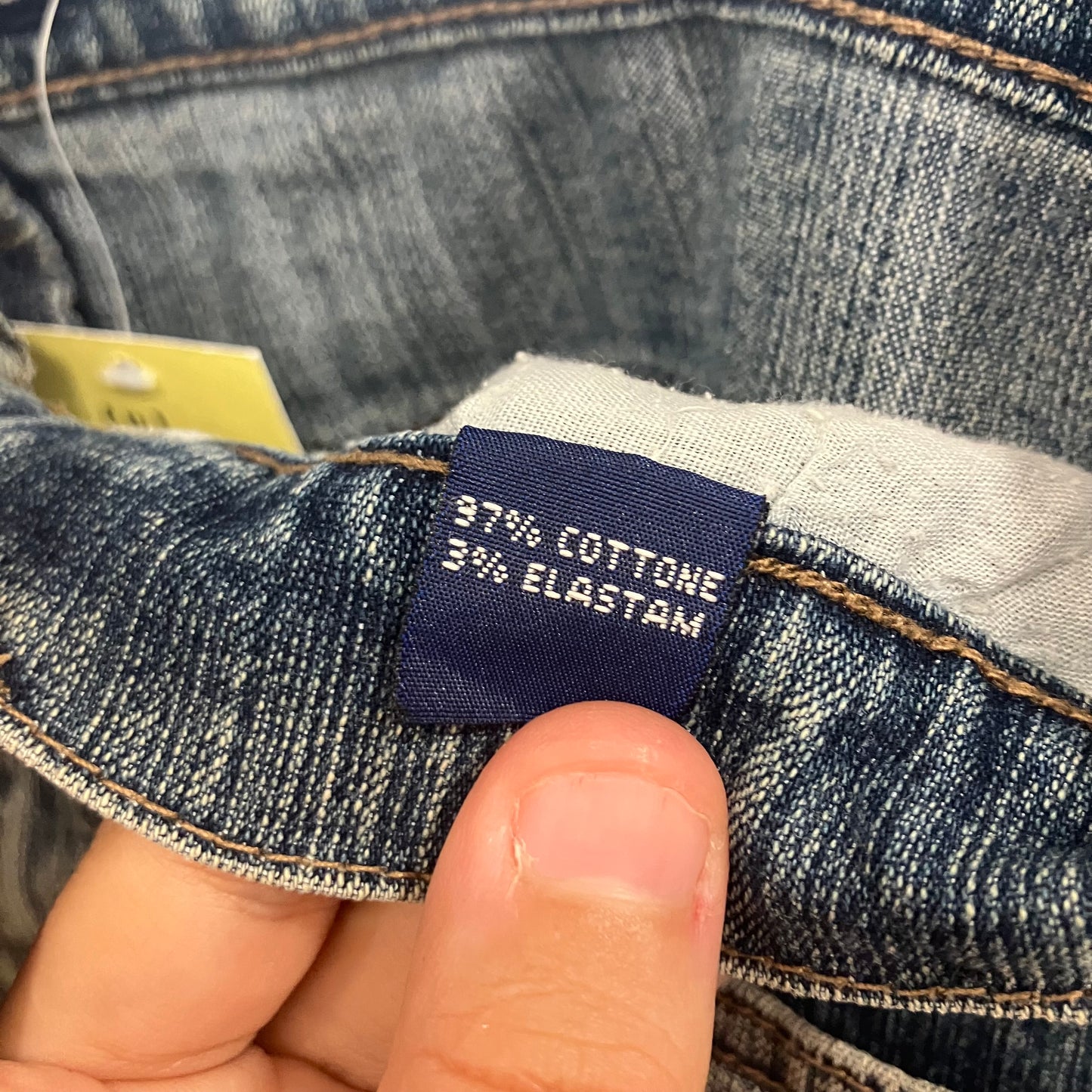 identità 00s faded denim midi skirt