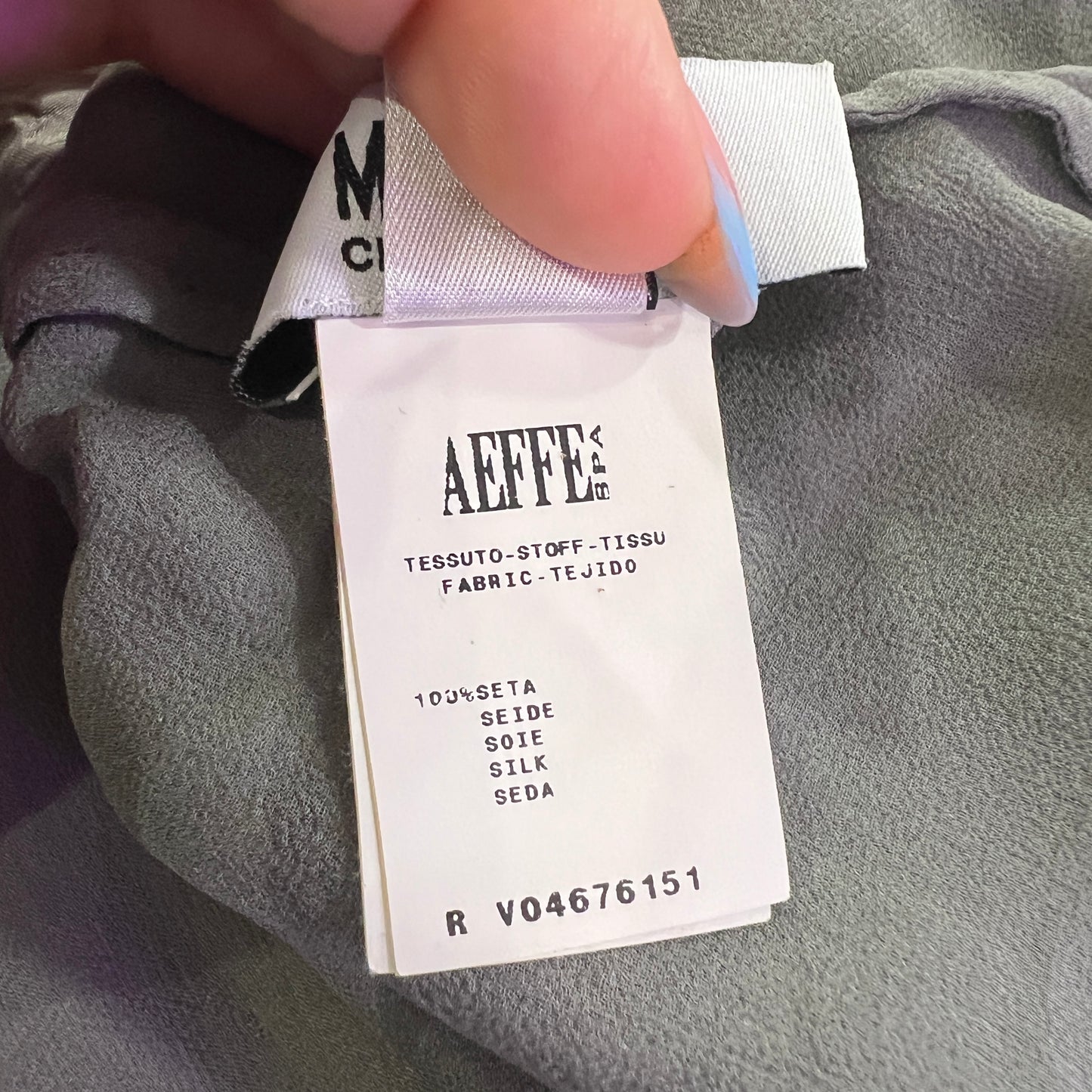 moschino 00s grey silk pussy bow halter mini cocktail dress